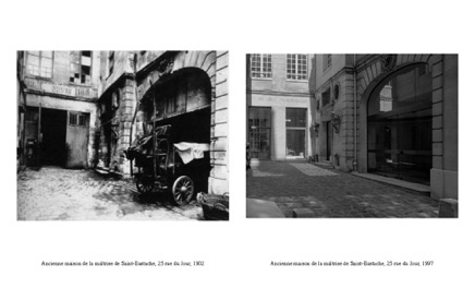 Ancienne maison de la maîtrise de Saint-Eustache, 25 rue du Jour, 1902/1997 Ancienne maison de la maîtrise de Saint-Eustache, 25 rue du Jour, 1902/1997